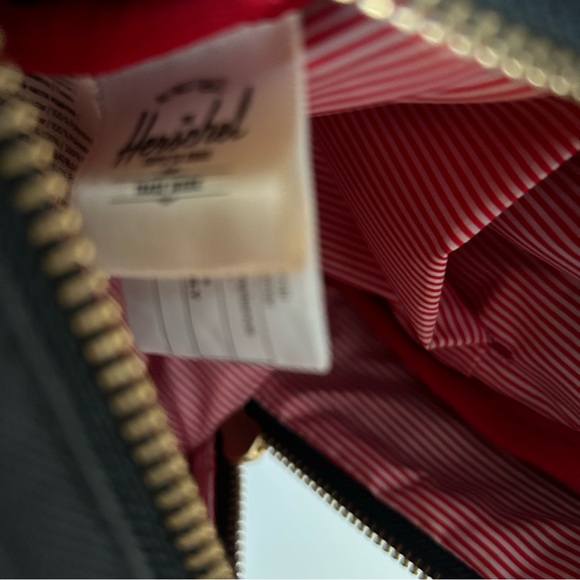 Herschel Nova Black Mini Backpack front zip pocket top zip top handle - Picture 12 of 14